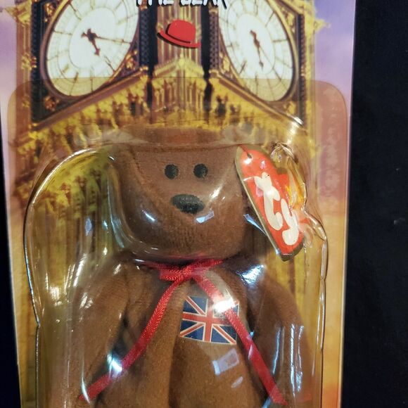Ty Beanie Baby Britannia The Bear 1997 Retired PVC Pellets 4th Gen McDonalds - Picture 3 of 9